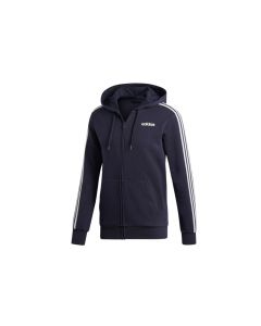 męskie adidas Essentials 3-Stripes Fleece Hoodie DU0475 001