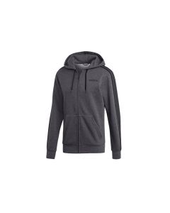 męskie adidas Essentials 3-Stripes Fleece Hoodie DX2528 001