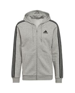 męskie adidas Essentials Fleece 3-Stripes Hoodie HB0041 001