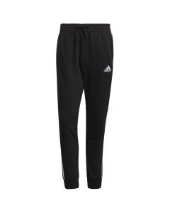 męskie adidas Essentials FT Tapered Cuff 3-Stripes Pants GK8831 001