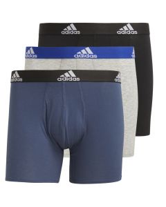 męskie adidas Logo Boxer Briefs 3 Pairs GN2017 001