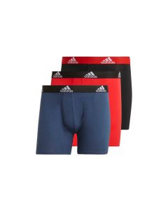 męskie adidas Logo Boxer Briefs 3 Pairs GN2018 001