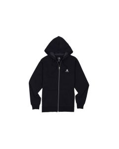 męskie Converse Embroidered FZ Hoodie 10020341-A01 001