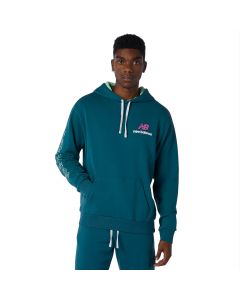 męskie New Balance Athletics Clash Hoodie MT13564MTL 001