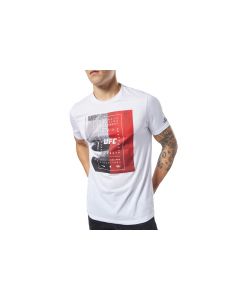 męskie Reebok UFC Fan Gear Text Tee EC1274 001