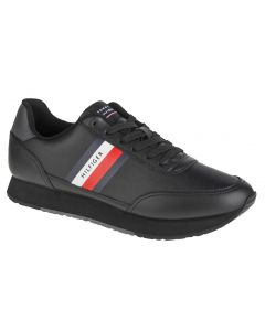 męskie Tommy Hilfiger Essential Runner Winter Leather FM0FM03814-BDS 001