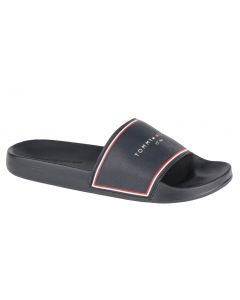 męskie Tommy Hilfiger Raised Pool Slide FM0FM03793-DW5 001