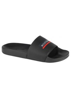 męskie Tommy Hilfiger Seasonal Embossed Pool Slide FM0FM03792-BDS 001