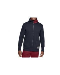 męskie Under Armour Baseline Fleece FZ Hoodie 1343006-002 001