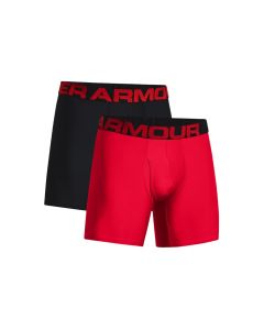 męskie Under Armour Charged Tech 6in 2 Pack 1363619-600 001