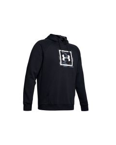 męskie Under Armour Rival Fleece Printed Hoodie 1345636-001 001