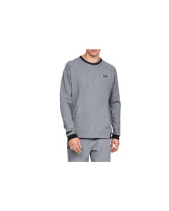 męskie Under Armour Unstoppable 2X Knit Crew 1329712-035 001