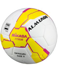 Mikasa FT553B-YP FIFA Quality Ball FT553B unisex piłki do piłki nożnej, Białe 001