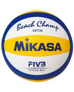 Mikasa VXT30 Beach Champ FIVB Official Game Ball VXT30 unisex piłki do siatkówki, Białe 001