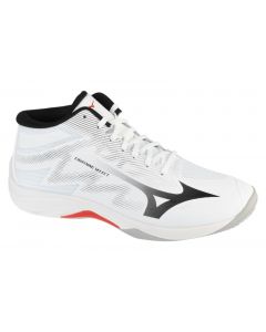 Mizuno Lightning Select Mid V1GA267559 unisex buty do siatkówki, Białe 001