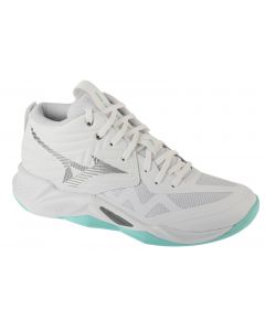 Mizuno Wave Momentum Pro Mid V1GC254545 damskie buty do siatkówki, Białe 001