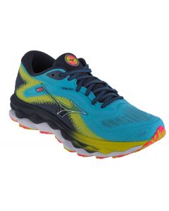 Mizuno Wave Sky 7 J1GC230203 męskie buty do biegania, Niebieskie 001