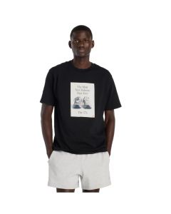 New Balance 574 Ad T-Shirt MT61B0WFBK męskie t-shirty, Czarne 001