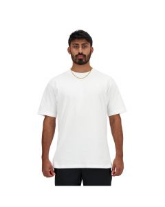 New Balance Athletics Cotton T-Shirt MT41533WT męskie t-shirty, Białe 001