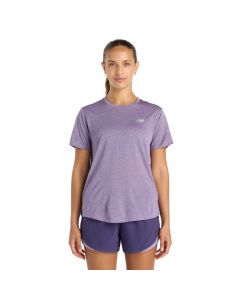 New Balance Athletics Tee WT41253AB7 damskie t-shirty, Fioletowe 001