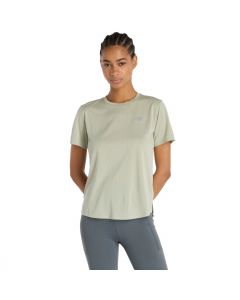 New Balance Athletics Tee WT41253GSH damskie t-shirty, Zielone 001