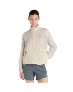 New Balance Better Run WR Jacket WO53206LIN damskie kurtki, Beżowe 001