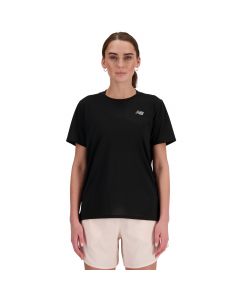 New Balance Koszulka Sport Essentials T-Shirt Bk WT41222BK damskie t-shirty, Czarne 001