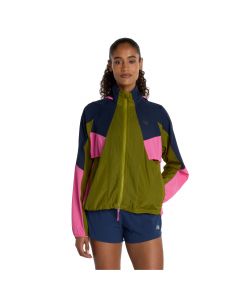New Balance RC Jacket WJ61J326AAN damskie kurtki, Zielone 001