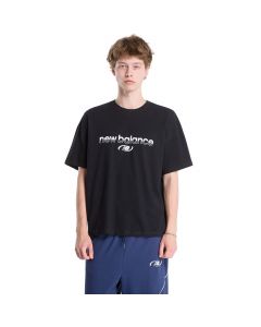 New Balance Trackside T-Shirt MT6279IZBK męskie t-shirty, Czarne 001