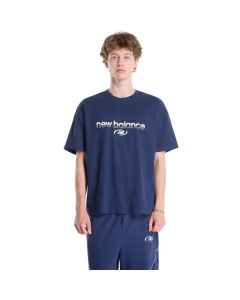New Balance Trackside T-Shirt MT6279IZNNY męskie t-shirty, Granatowe 001