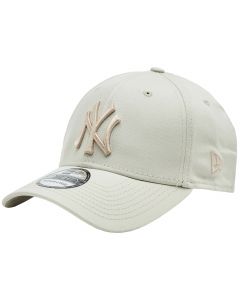 New Era 39THIRTY Essential New York Yankees MLB Cap 60298744 damskie czapki z daszkiem, Beżowe 001