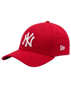 New Era 39THIRTY League Essential New York Yankees MLB Cap 10298276 męskie czapki z daszkiem, Czerwone 001