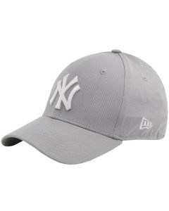 New Era 39THIRTY League Essential New York Yankees MLB Cap 10298279 męskie czapki z daszkiem, Szare 001