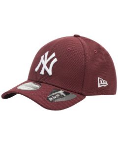 New Era 39THIRTY New York Yankees MLB Cap 12523908 męskie czapki z daszkiem, Bordowe 001