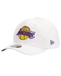 New Era 9FIFTY Los Angeles Lakers NBA Stretch Snap Cap 60240594 męskie czapki z daszkiem, Białe 001