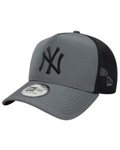 New Era 9FORTY AF Trucker MLB Sport New York Yankees Cap 60856379 unisex czapki z daszkiem, Szare 001