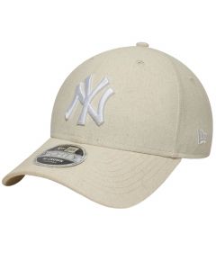 New Era 9FORTY Aframe Trucker New York Yankees Kids Cap 60856303 dla dziewczynki czapki z daszkiem, Beżowe 001