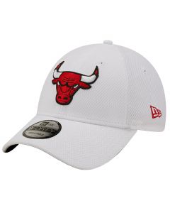 New Era 9FORTY Chicago Bulls NBA Cap 60240379 męskie czapki z daszkiem, Białe 001