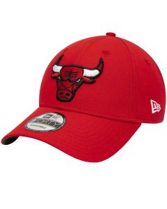 New Era 9FORTY Chicago Bulls NBA Team Side Patch Cap 60298790 męskie czapki z daszkiem, Czerwone 001