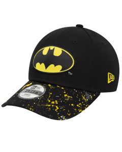 New Era 9FORTY DC Batman Kids Cap 60298814 dla chłopca czapki z daszkiem, Czarne 001