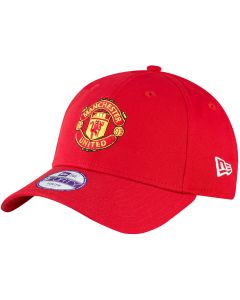 New Era 9FORTY Kids Core Manchester United Cap 11217683 dla chłopca czapki z daszkiem, Czerwone 001
