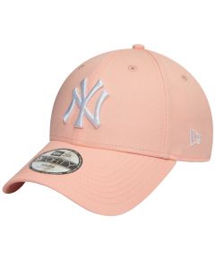 New Era 9FORTY League New York Yankees Kids Cap 12745558 dla dziewczynki czapki z daszkiem, Różowe 001