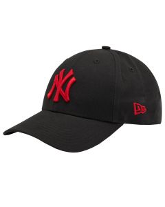 New Era 9FORTY New York Yankees Essential Logo Cap 12380594 unisex czapki z daszkiem, Czarne 001