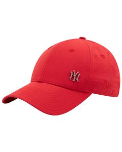 New Era 9FORTY New York Yankees Flawless Cap 11198847 unisex czapki z daszkiem, Czerwone 001