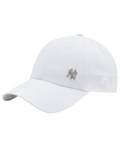 New Era 9FORTY New York Yankees Flawless Cap 11209938 unisex czapki z daszkiem, Białe 001