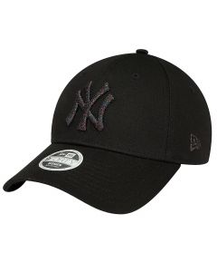 New Era 9FORTY New York Yankees Metallic Logo Cap 60435260 męskie czapki z daszkiem, Czarne 001