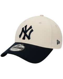 New Era 9FORTY New York Yankees MLB Cap 60298710 męskie czapki z daszkiem, Beżowe 001