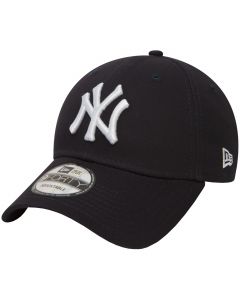 New Era 9FORTY New York Yankees MLB League Basic Cap 10531939 męskie czapki z daszkiem, Granatowe 001