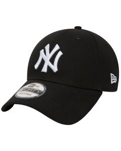 New Era 9FORTY New York Yankees MLB League Basic Cap 10531941 męskie czapki z daszkiem, Czarne 001