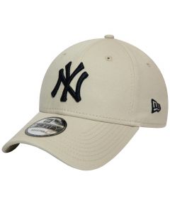 New Era 9FORTY New York Yankees MLB League Essential Cap 12380590 męskie czapki z daszkiem, Beżowe 001